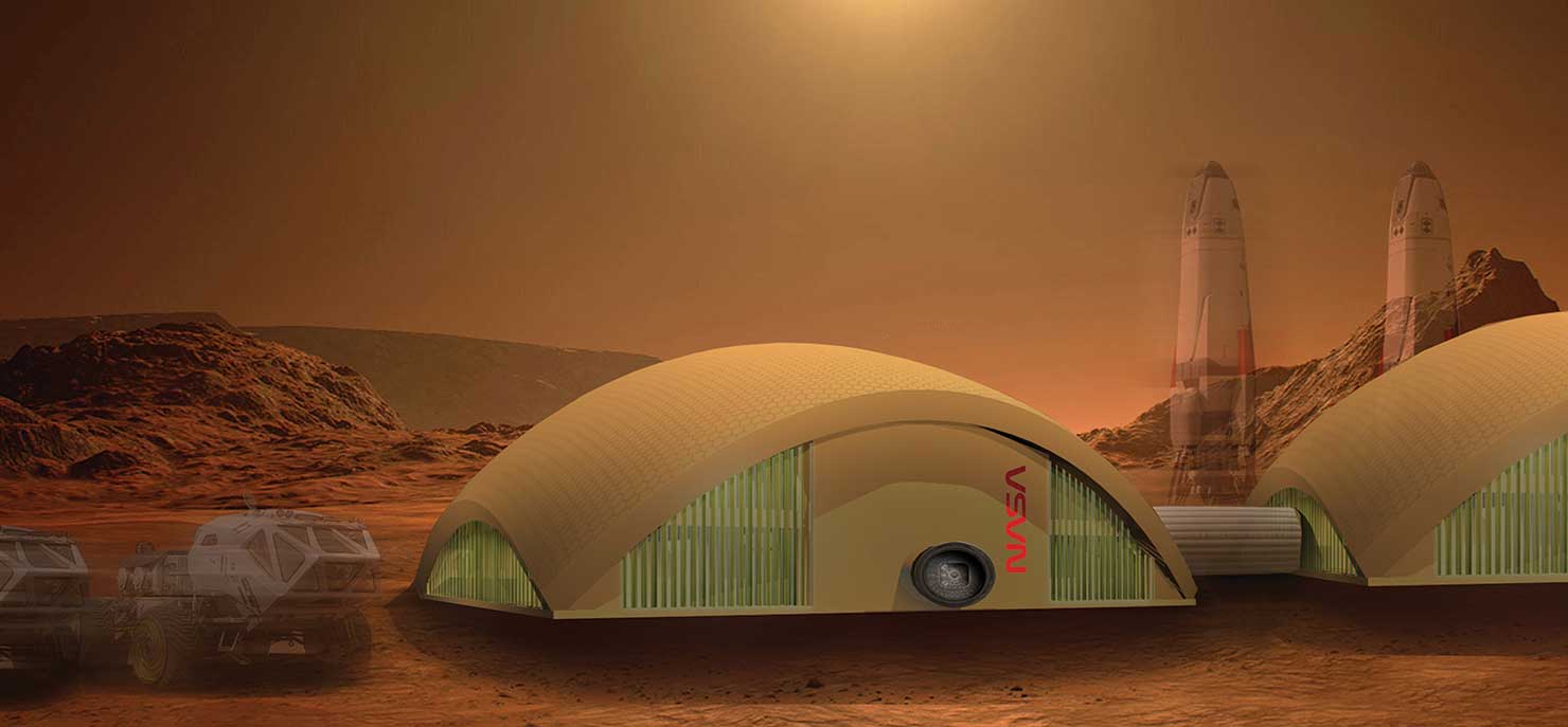 Mushroom buildings on Mars: How fungi could create homes for future explorers 