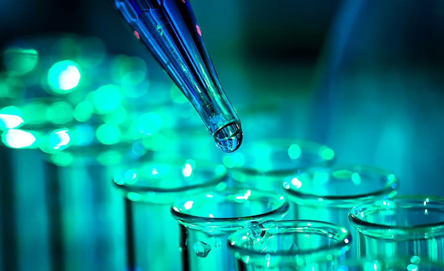 SCIblog - 11 October 2021 - Celebrating Black scientists – Dr George Okafo - image of pipette and vials 